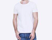 เสื้อคอกลม Wrangler สีขาว Organic Cotton