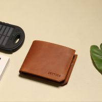 กระเป๋าสตางค์หนังเเท้สำหรับผู้ชาย l ZETTINO Experience Wallet