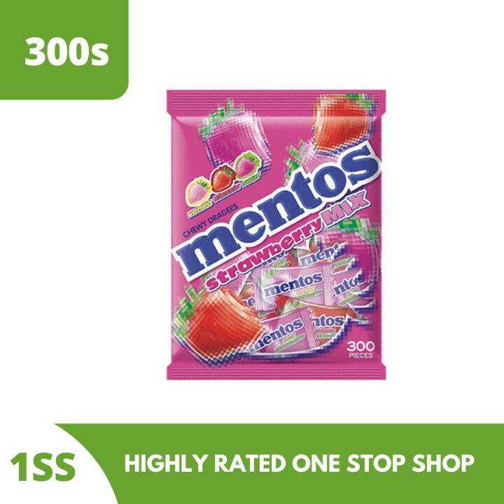 Mentos Strawberry Mix, 300pcs | Lazada PH