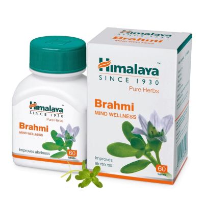 Himalaya Brahmi วิตามิน 60 เม็ด