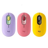 LOGITECH เมาส์ไร้สาย รุ่น POP MOUSE มาพร้อมอิโมจิปรับแต่งได้