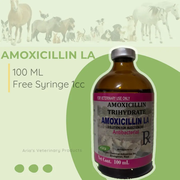 AMOXICILLIN LA FOR ANIMALS Free Syringe | Lazada PH