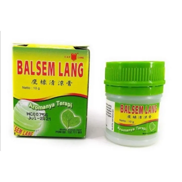 BALSEM LANG 20G~AROMANYA TERAPI~ORI FROM INDONESIA | Lazada