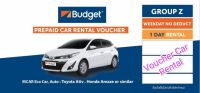 คูปองรถเช่า BUDGET 1.2 No Deduct  (Amaze, Yaris)รวมประกันชั้น1 Exp. 31 Jul 2024