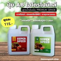 แถมผัก?ปุ๋ยน้ำ AB ?ปุ๋ยไฮโดรโปนิกส์ ปุ๋ยผักสลัด1ลิตร ปุ๋ยไฮโดรโปนิกส์น้ํานิ่ง ปุ๋ยผักHydroponics ปุ๋ยสารละลายเอบี