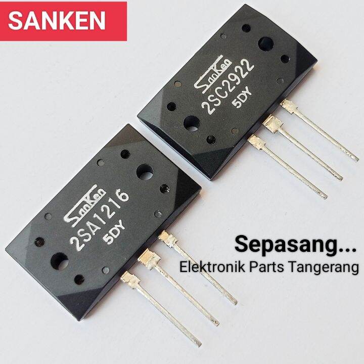 TRANSISTOR SANKEN 2SA1216 - 2SC2922 RRT II (SATU SET) A1216 C2922