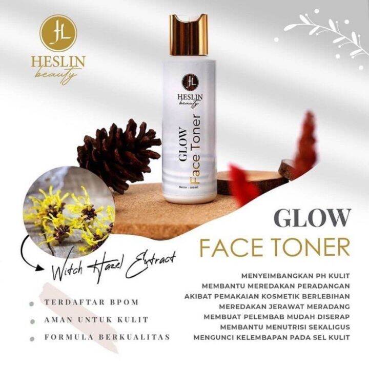 TONER HESLIN BEAUTY VIRAL SKINCARE MENCERAHKAN GLOWING SEHAT AMAN BUMIL