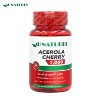 AU NATUREL ACEROLA CHERRY 1000mg. 30 TABLETS.