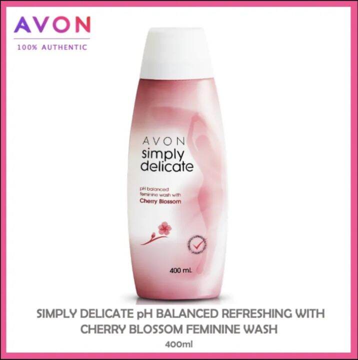 Avon Simply Delicate pH Balanced Feminine Wash Refreshing With Cherry