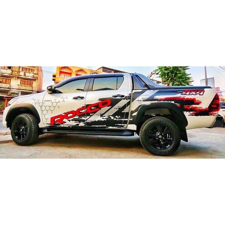 Ready Stock X Toyota Hilux Rocco Body Vinyl Decal Sticker Lazada