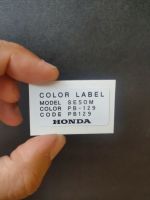 sticker color code SE50M honda dj1