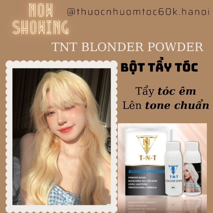 Bột tẩy tóc Maia/TNT Blonder Powder là một sản phẩm chuyên dụng giúp làm sáng tông màu tóc một cách hoàn hảo. Hãy xem hình ảnh liên quan để tìm hiểu thêm về công dụng và cách sử dụng của sản phẩm này.