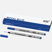 ไส้ปากกา Refill Rollerball Montblanc size F สีน้ำเงิน