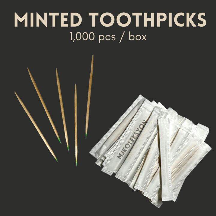 Toothpick with Mint 1000pcs Individually Wrapped Lazada PH