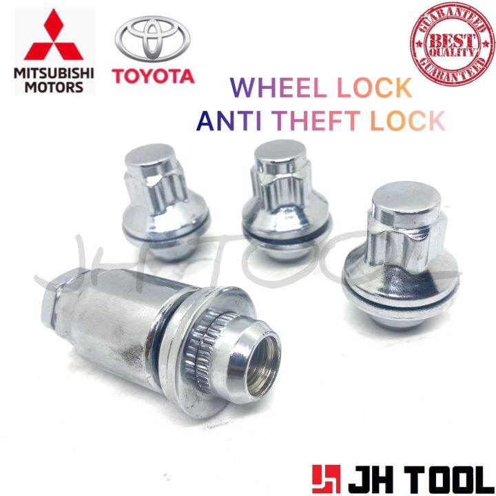 Toyota/Mitsubishi wheel nut lock for original oem Toyota/Mitsubishi rim