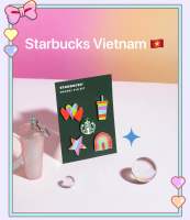 Starbucks Vietnam ?? Enamel Pin Set สตาร์บัคส์ เวียตนาม ชุดเข็มกลัด สีรุ้ง ของแท้ 100%
