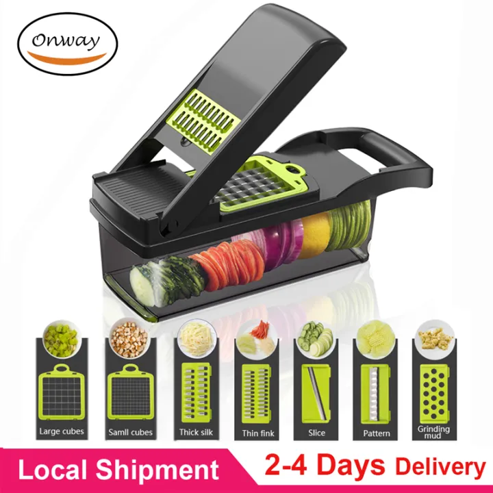 11 in 1 Vegetable Chopper, Heavy Duty Mandoline Slicer Potato Onion