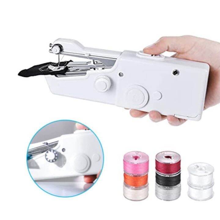 Sewing Machine Mini Handheld Sewing Machine Portable Electric Sewing Machine Wireless Lazada