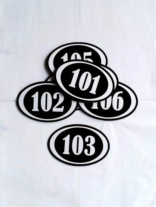 Nomor Kamar Akrilik Tulisan Custom | Lazada Indonesia