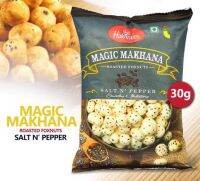 Haldiram Magic Makhana 30g.  Salt &amp; Pepper Roasted Foxnuts