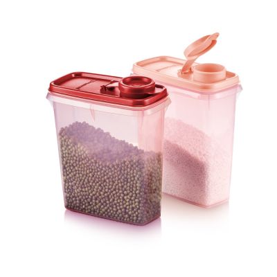 Tupperware Mini Snack EZ Storer 825ml กล่องทัพเพอร์แวร์ ขนาดเล็ก สำหรับเก็บอาหารแห้ง มีฝาเปิดปิด สะดวกต่อการใช้งาน