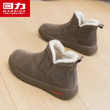 Snow Boots Women's 2022 New Plus Velvet Thick Ankel Waterproof Non-slip Fur  Integrated Winter Warm Cotton Shoes and Boots - AliExpress