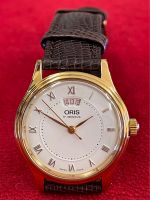 ORIS 17 Jewels ระบบไขลาน ตัวเรือนทองชุบ นาฬิกาผู้ชาย มือสองของแท้