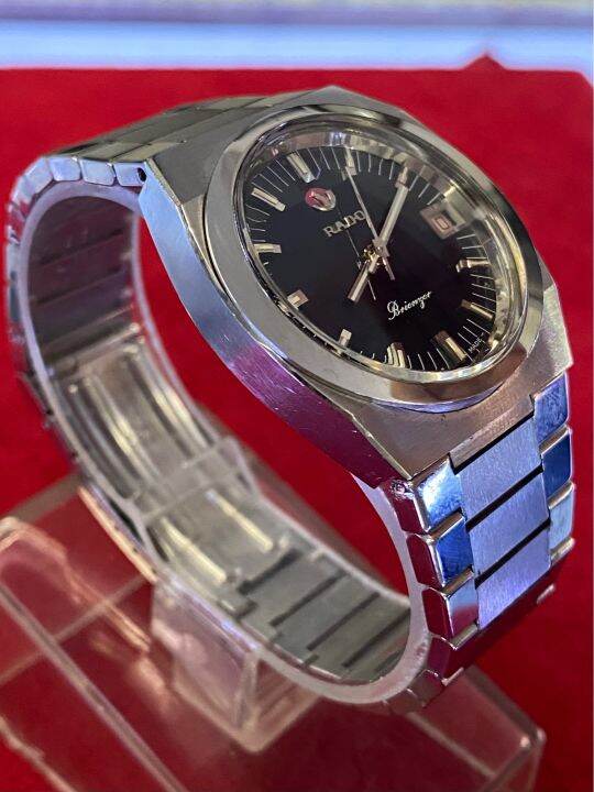 rado-brienger-25-jewels-automatic-ตัวเรือนสแตนเลส-นาฬิกาผู้ชาย-มือสองของแท้