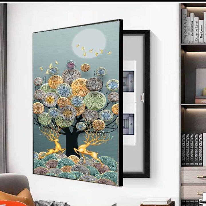 Meter Box Decorative Painting Vertical Version Electric Meter Box
