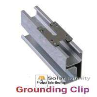 GROUNDING CLIP ( แพ็ค10-20ชิ้น )  อุปกรณ์ SOLAR CELL แผ่นกราวน์สแตนเลส