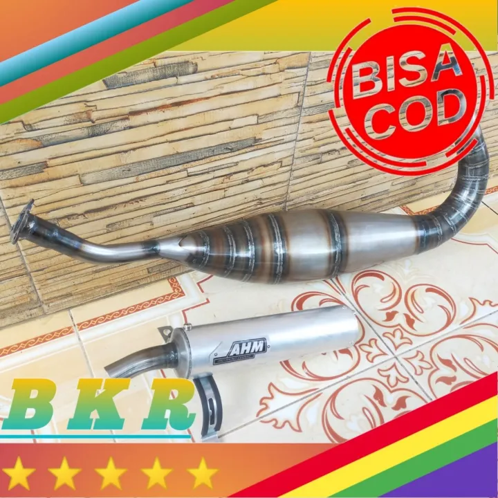 Kenalpot Ahm Rx King Rx Special Model Repsol Suara Garing Kemrincing Dan Bertenaga Lazada 2293