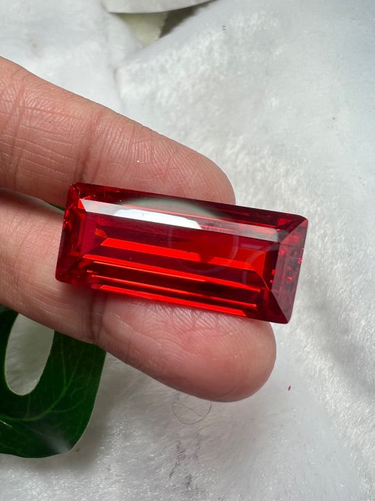 เพชร-cz-รัสเซีย-cz-orange-diamond-size-15x23mm-45-carats-เพชรรัสเซีย-พลอย-1-เม็ด-ตัดสำเร็จ-เนื้อแข็ง-cubic-zirconia