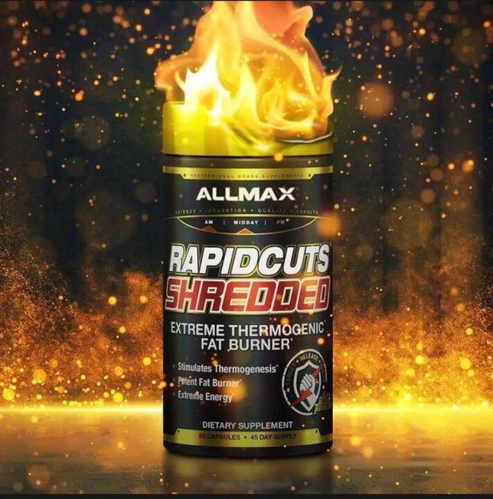 ALLMAX RAPID CUTS SHREDDED fat burner(90capsules) Lazada.co.th