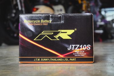 RR BATTERY JTZ10S แบตเตอรี่ 12V 9.1AH สำหรับ FORZA300 ปี 2018 ขึ้นไปถึง FORZA350 และรถรุ่นอื่นๆ มีรับประกัน 6 เดือน ลูกละ 890฿