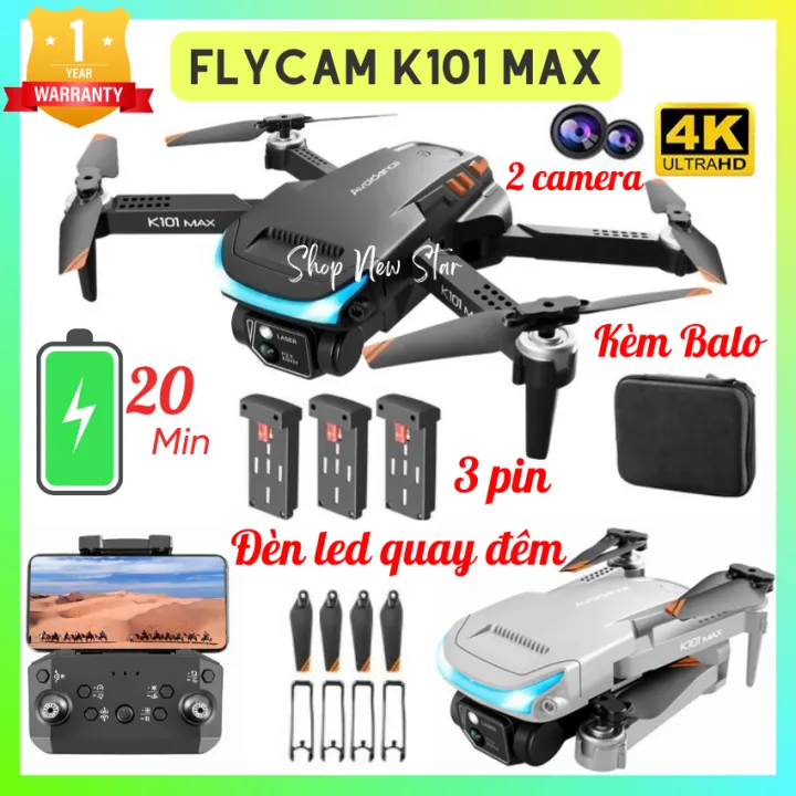 Flycam K101 Max - Fly cam giá rẻ - Drone - Flaycam - Máy Bay Điều Khiển ...