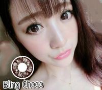 คอนแทคเลนส์ บิ๊กอาย ตาโต รุ่น Bling/Winky สีChoco มีค่าสายตา (0.00)-(10.00)