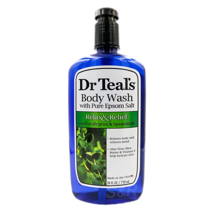 Dr. Teal's Relax, Relief Eucalyptus and Spearmint Body Wash with Pure
