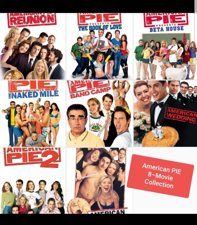 [DVD HD] อเมริกันพาย ครบ 8 ภาค-8 แผ่น American Pie 8-Movie Collection ...