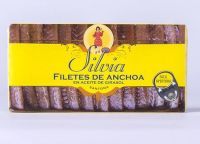 Silvia Filetes De Anchoa Santona Anchovy Fillets in Sunflower Oil 45 g.??
ปลาแอนโชวี่ในน้ำมันเมล็ดดอกทานตะวัน