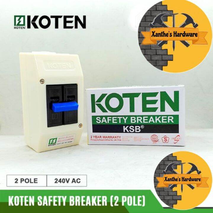 KOTEN Safety Breaker 20A, 30A & 60A Lazada PH