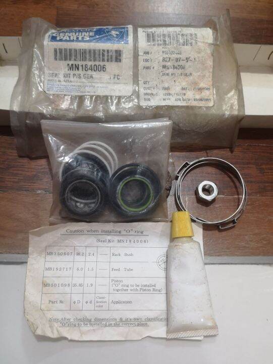 Proton Wira Power Steering Rack Repair Kit Original Lazada