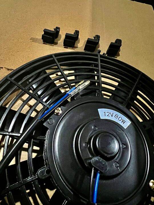 Aux Fan Assembly 10” 12volts 80w Aux Fan 12v 80w Auxiliary Fan High