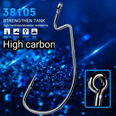 ตัวเบ็ดเท็กซัส High carbon คม หนาแข็งแรง(แพค5ชิ้น) (ถ้าร้านกดเตรียมส่งแล้วห้ามยกเลิกออเดอร์จะค้างทำให้ร้านสับสนแพคซ้ำ)