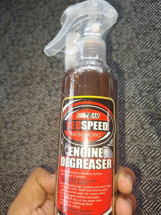 REDSPEED ENGINE DEGREASER 250 ML WITH FREEBIE MOTORCYCLE OIL Lazada PH