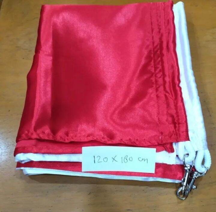 Bendera Merah Putih Bahan Satin Ukuran 120 X 180cm Pakai Pengait bendera-merah-putih-bahan-satin-ukuran-120-x-180cm-pakai-pengait