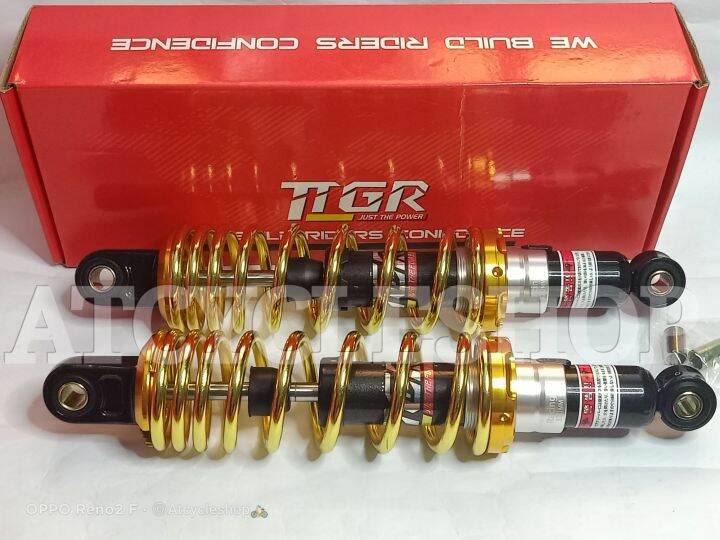 (GOLD) TTGR DUAL SHOCK 310mm FOR SMASH, XRM, DASH, WAVE, RAIDER J, SYM ...