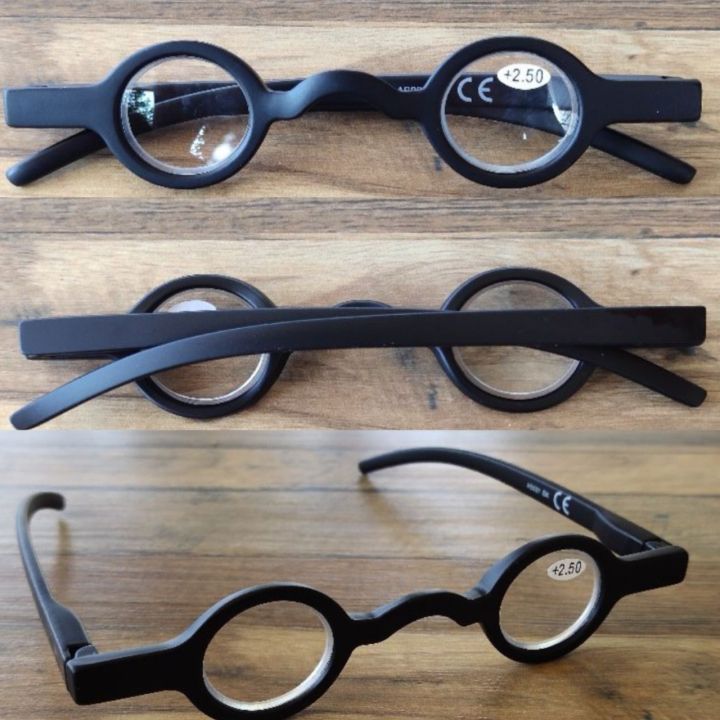 as027-แว่นตาสายตายาว-กลมเล็ก-อ่านหนังสือ-รุ่นโบราณย้อนยุค-แว่นตากลมเล็ก