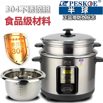 220V 1.3L Mini Portable Electric Rice Cooker Household Heating Box Multi Cooking  Pot With Stainless Steel Inner - AliExpress