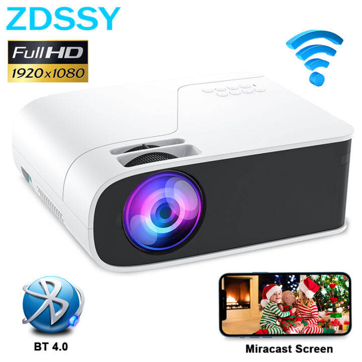 ZDSSY P86 Led Projector Full HD 1080P Android 10.0 WIFI 300 Inch
