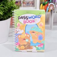 สมุดจดรหัส Password Book| สมุดพี่หมีน่ารัก|สมุดจำรหัส A6[พร้อมส่ง]